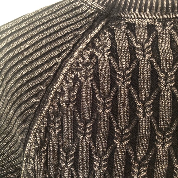 RVCA cable knit acid wash sweater - Picture 9 of 10